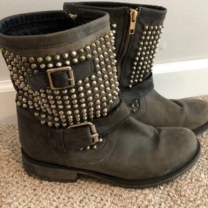 Steve Madden Studded Ankle Boots